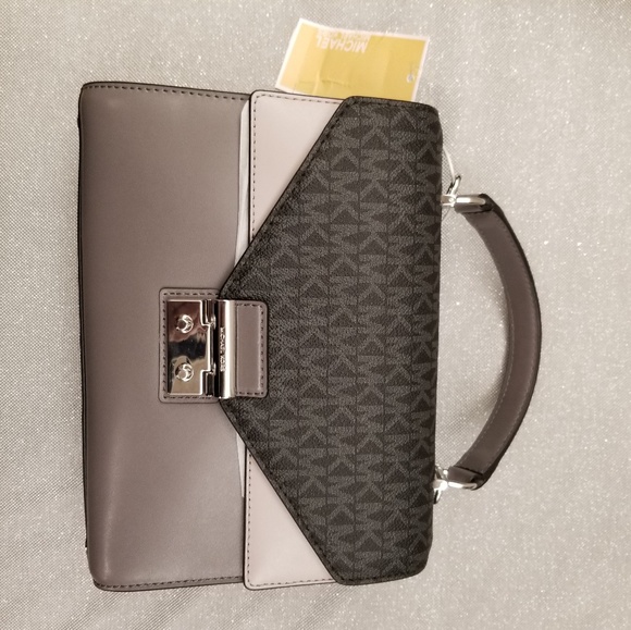 NEW MICHAEL Michael Kors Top-Handle Satc - Picture 7 of 8